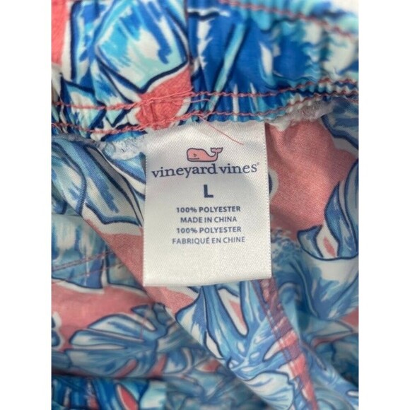 Vineyard Vines Men's Size Large Swim Trunks‎ Floral Tropical Lined - Picture 5 of 5